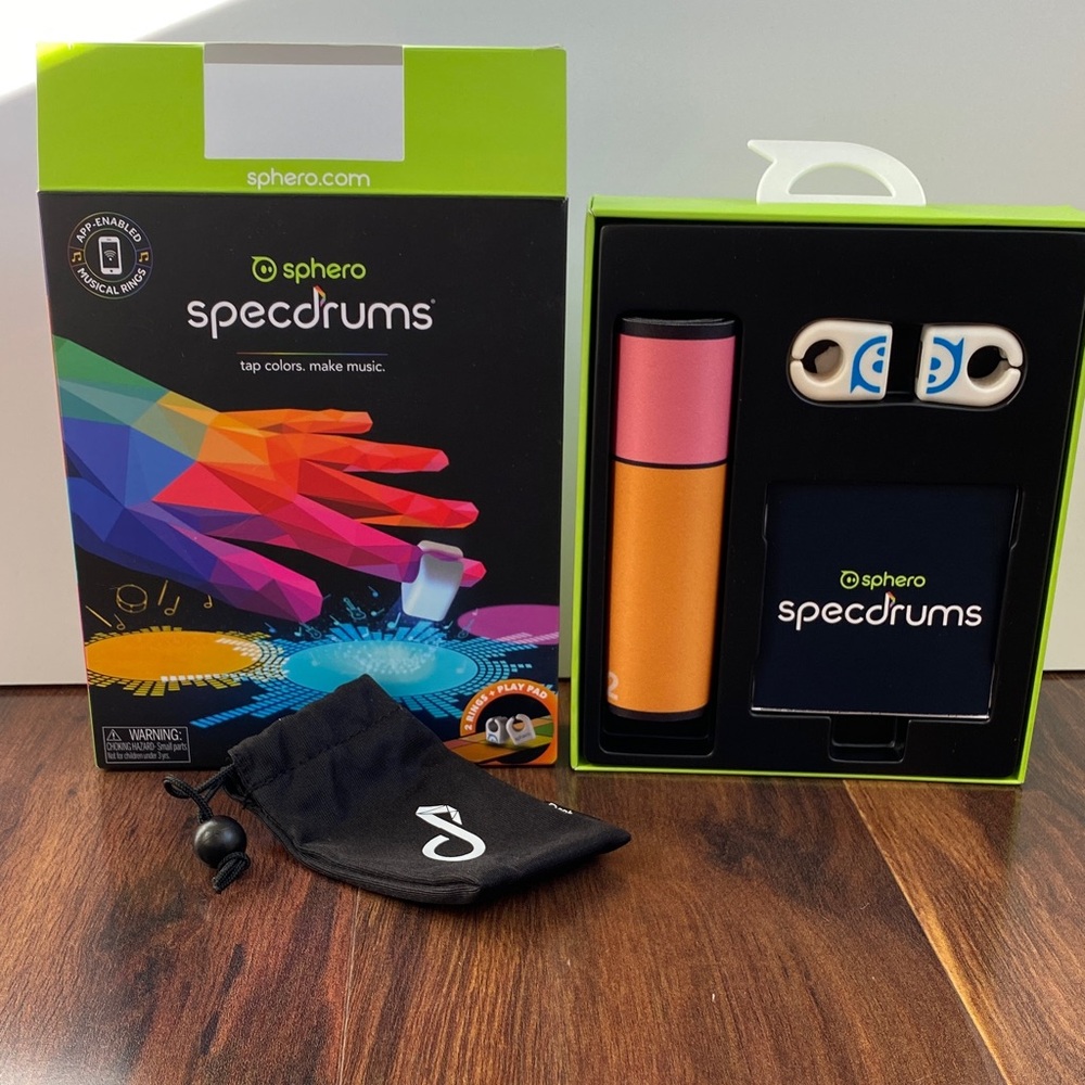 Specdrums by Sphero App Enabled Musical Rings Missing Charger